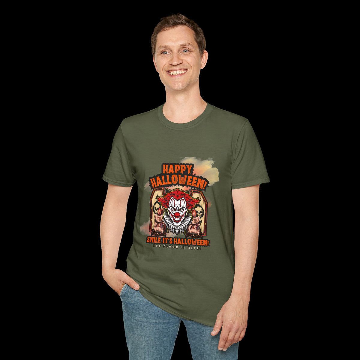 Happy Halloween Horror Graphic T-Shirt