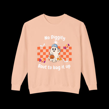 No Diggity Ghost Pumpkin Crewneck Sweatshirt