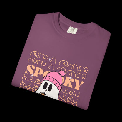 Spooky Ghost Pumpkin Halloween T-Shirt
