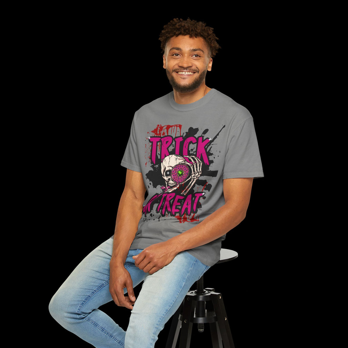 Halloween Skull 'Trick or Treat' T-Shirt