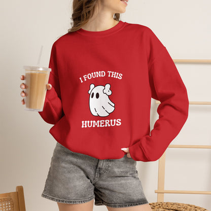 I Found This Humerus Halloween Ghost Sweatshirt