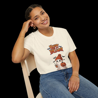 Happy Halloween Ghost Pumpkin T-Shirt
