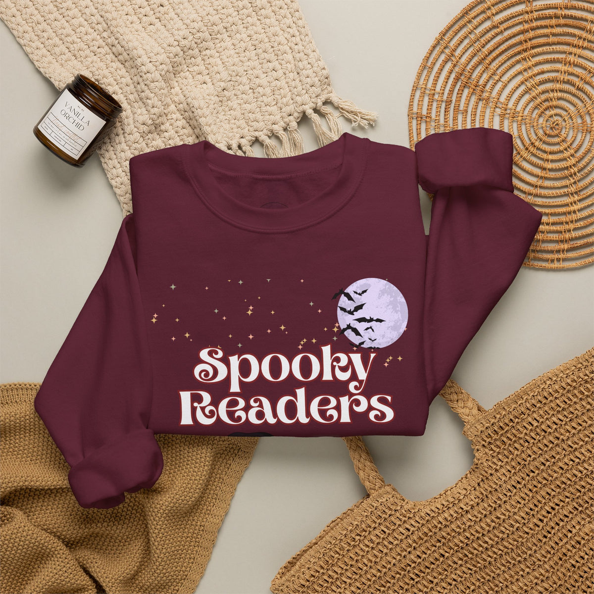 Spooky Readers Halloween Crewneck Sweatshirt