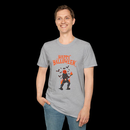 Happy Halloween Pumpkin Graphic T-Shirt