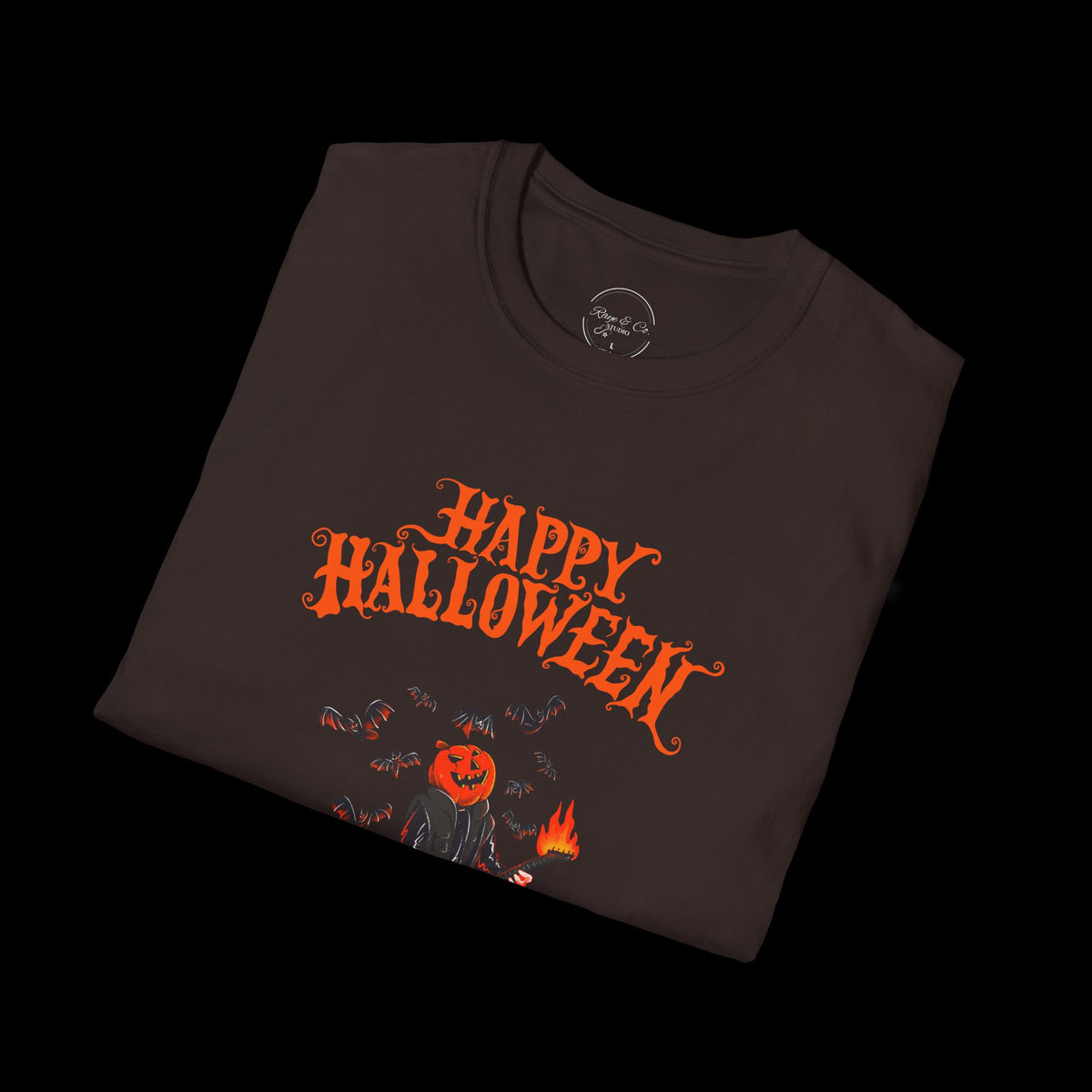 Happy Halloween Pumpkin Graphic T-Shirt