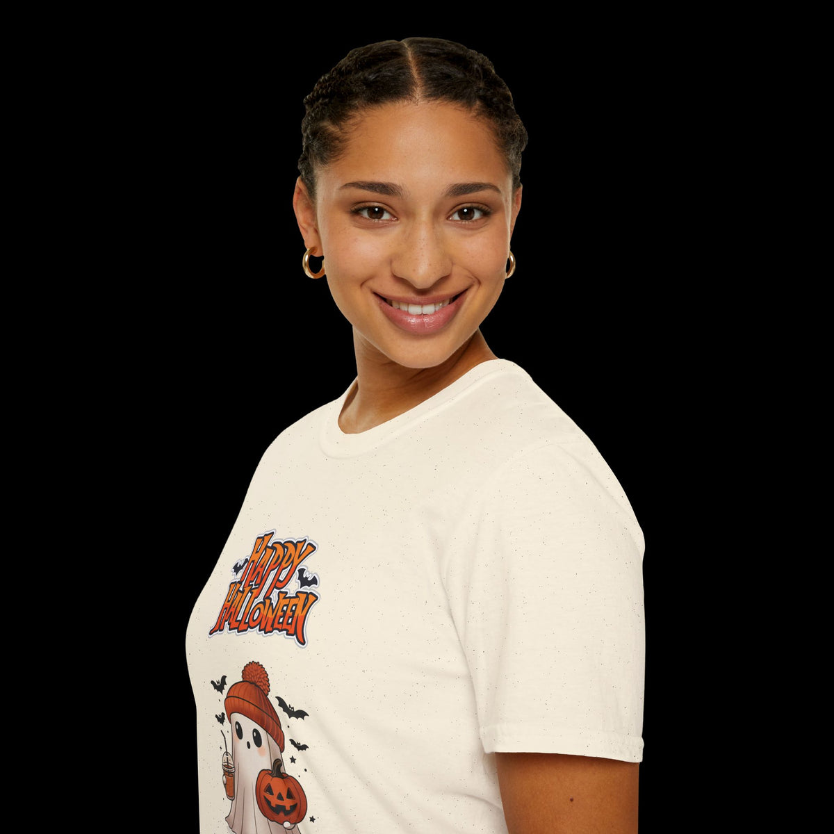 Happy Halloween Ghost Pumpkin T-Shirt
