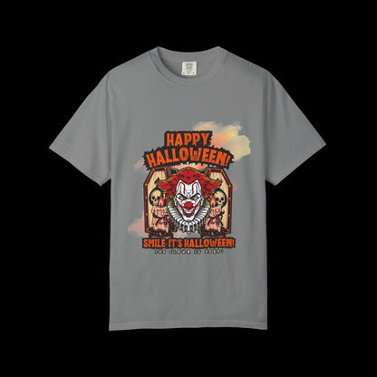 Happy Halloween Clown Horror Graphic Tee