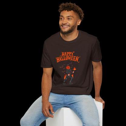 Happy Halloween Pumpkin Graphic T-Shirt